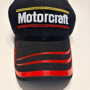 Motorcraft Racing Adjustable Hat Black Red Yellow
